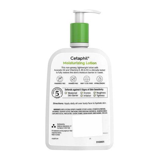 Cetaphil Moisturizing Lotion, Dry To Normal & Sensitive Skin, 591ml – alternate view