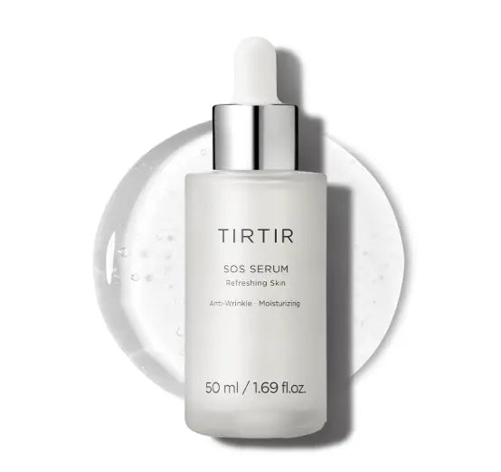 TIRTIR SOS Serum - Radiant Glow Boosting Face Serum - Plumping, Anti Aging, Hydrating - Visibly Smooth and Glowy Skin - Fragrance Free Serum for All Skin Types, 1.69 fl.oz. Clari.com.pk