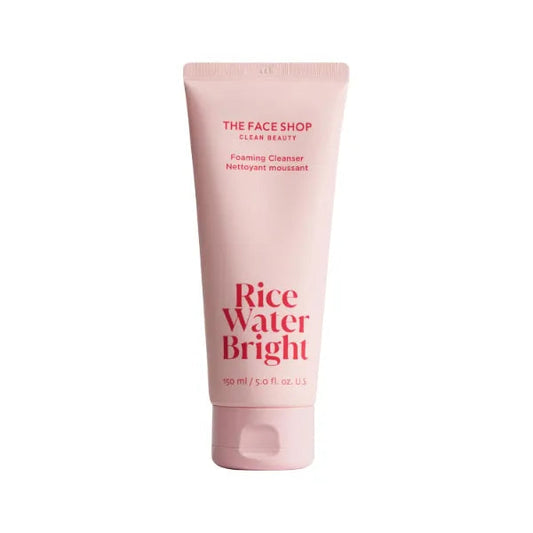 The Face Shop Rice Water Bright Foaming Cleanser, Hydrating Korean Face Wash with in Pakistan