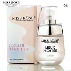 Miss Rose Liquid Highlighter 30 ml Clari.com.pk