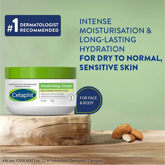 Cetaphil Moisturizing Cream Very Dry Sensitive Skin – 250g – alternate view