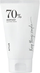ANUA - Heartleaf 70% Soothing Cream 100ml (3.38oz) | Non-Sticky, soothing, heartleaf, for combination skin, moisturizing, CICA, panthenol