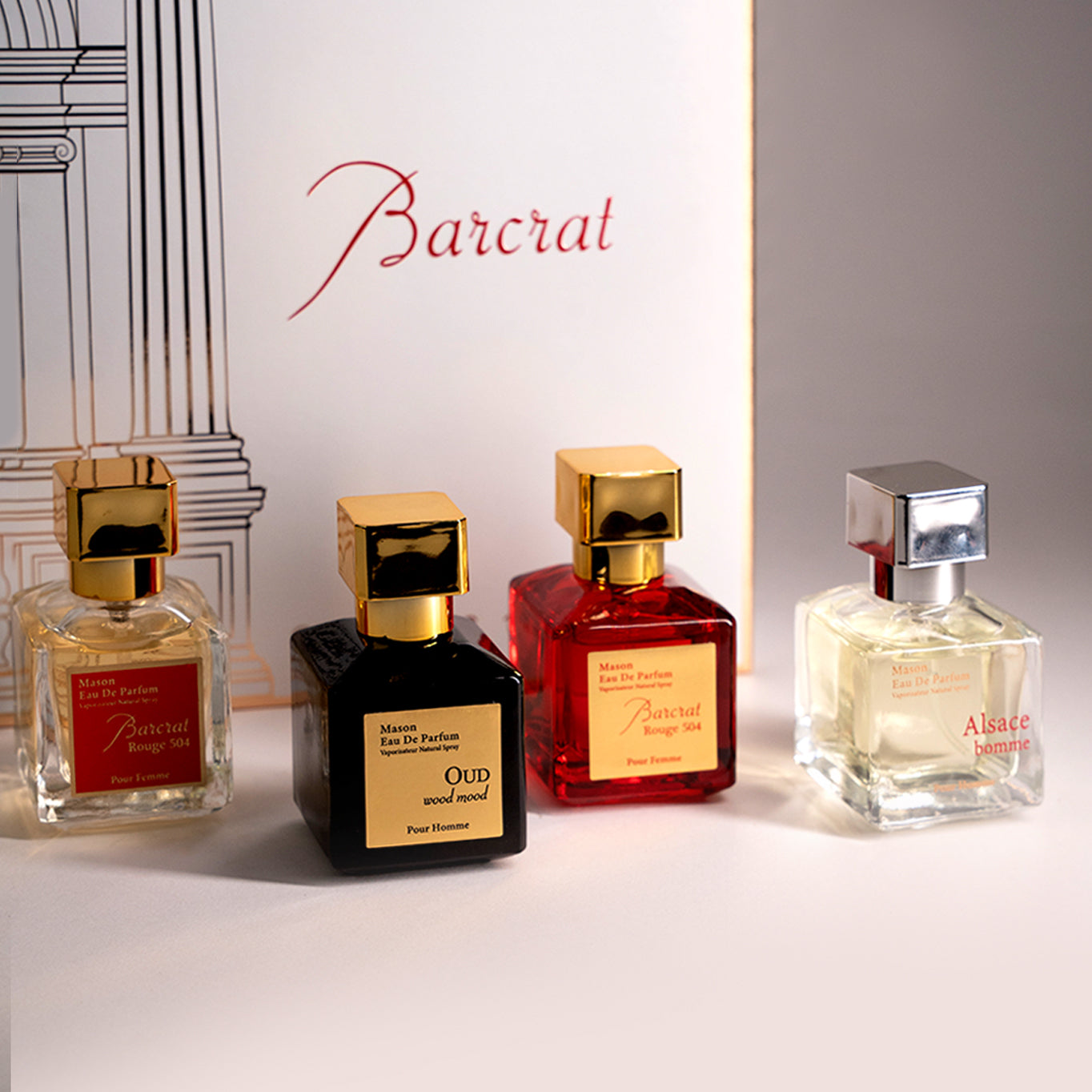 MASON BARCRAT COLLECTION – EAU DE PARFUM GIFT SET (4 X 30ML)