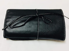 Mick-Brush brushes with a black leather case