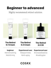 COSRX The Retinol 0.5 Oil 20ml β Anti-Aging Facial Oil for Fine Lines & Wrinkles | clari.com.pk Clari