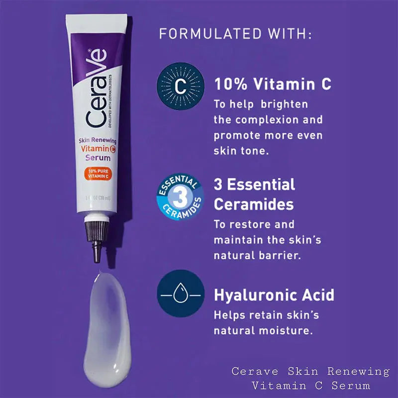 CeraVe - Skin Renewing Vitamin C Serum 30ml Clari