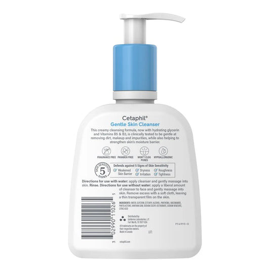 Cetaphil gentle cleanser 236ml dry sensitive skin – alternate view