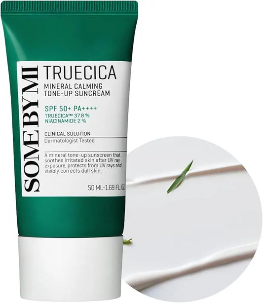 SOME BY MI Truecica Mineral Calming Tone up Sun Cream 50ml SPF50+PA++++Sunscreen Clari