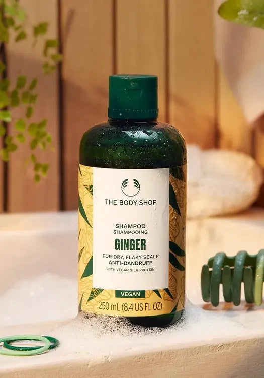 Anti-Dandruff Shampoo Ginger-the body shop-400ml Clari