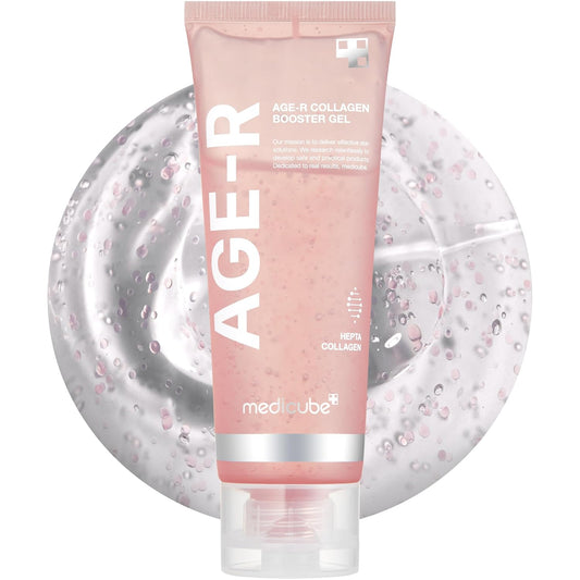 Medicube Age-R Collagen Booster Gel Serum for Skin Care Devices โ Collagen Radiance Capsules โ Enhances Skin Elasticity & Moisture โ Hypoallergenic Korean Skin Care