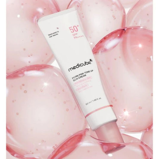 medicube PDRN Pink Tone Up Sun Cream SPF 50+ PA++++