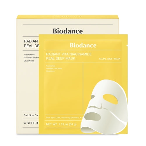 Biodance - Radiant Vita Niacinamide Real Deep Mask 34g