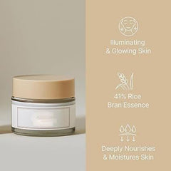TZEP Rice Cream 50g | For a Glowing Look | Improves Moisture Skin Nourishes Deeply | Skincare