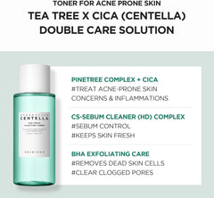 SKIN1004 Tea-Trica Purifying Toner 7.10 fl.oz, 210ml, Soothing Hydration, Acne Care
