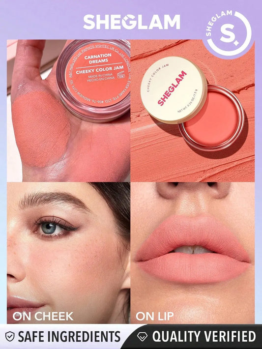 SHEGLAM Cheeky Color Jam β Cream Blush for Dewy, Natural Glow | 100% Original in Pakistan Clari
