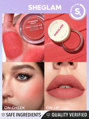 SHEGLAM Cheeky Color Jam β Cream Blush for Dewy, Natural Glow | 100% Original in Pakistan Clari