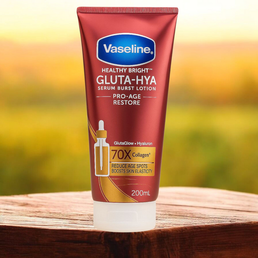 Vaseline Healthy Bright Gluta-Hya Serum Burst Lotion Pro-Age Restore 200ml