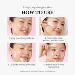 Medicube Bio Collagen Face Mask Overnight, Bio Collagen Face Mask, Bio Collagen Mask, Hydrating Overnight Hydrogel Mask, Pore Minimizing, Elasticity (Pack Of 1, TUBE 75 gm)