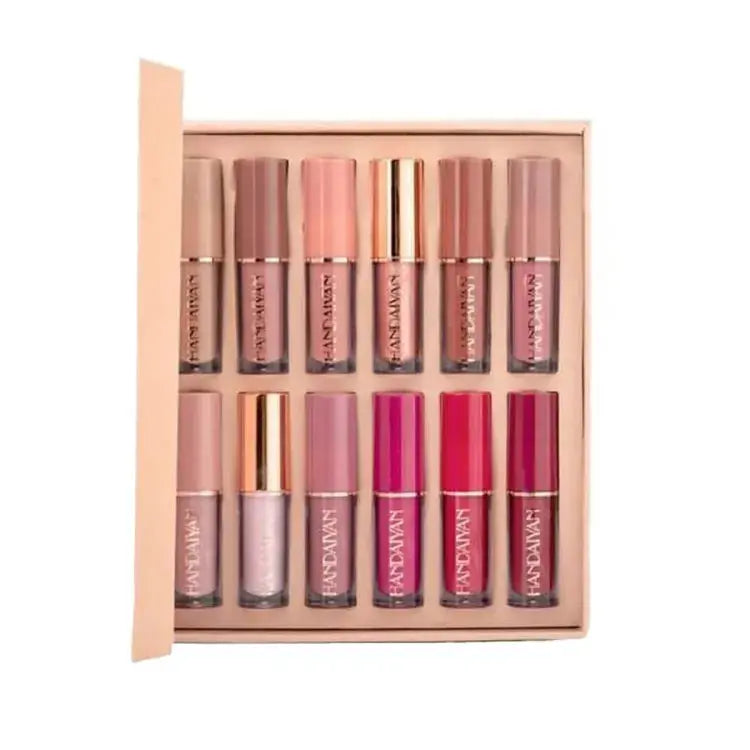 Handaiyan - Kiss-proof Lipstick 12 pcs set Clari