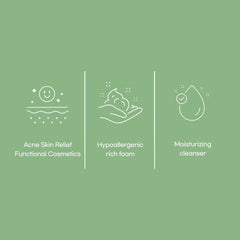 mixsoon Centella Cleansing Foam 5.07 fl oz/ 150ml,Low pH cleansing foam for soothing and moisturization