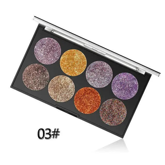 Miss Rose 8 Color Glitter Makeup Palette best seller