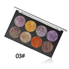 Miss Rose 8 Color Glitter Makeup Palette best seller