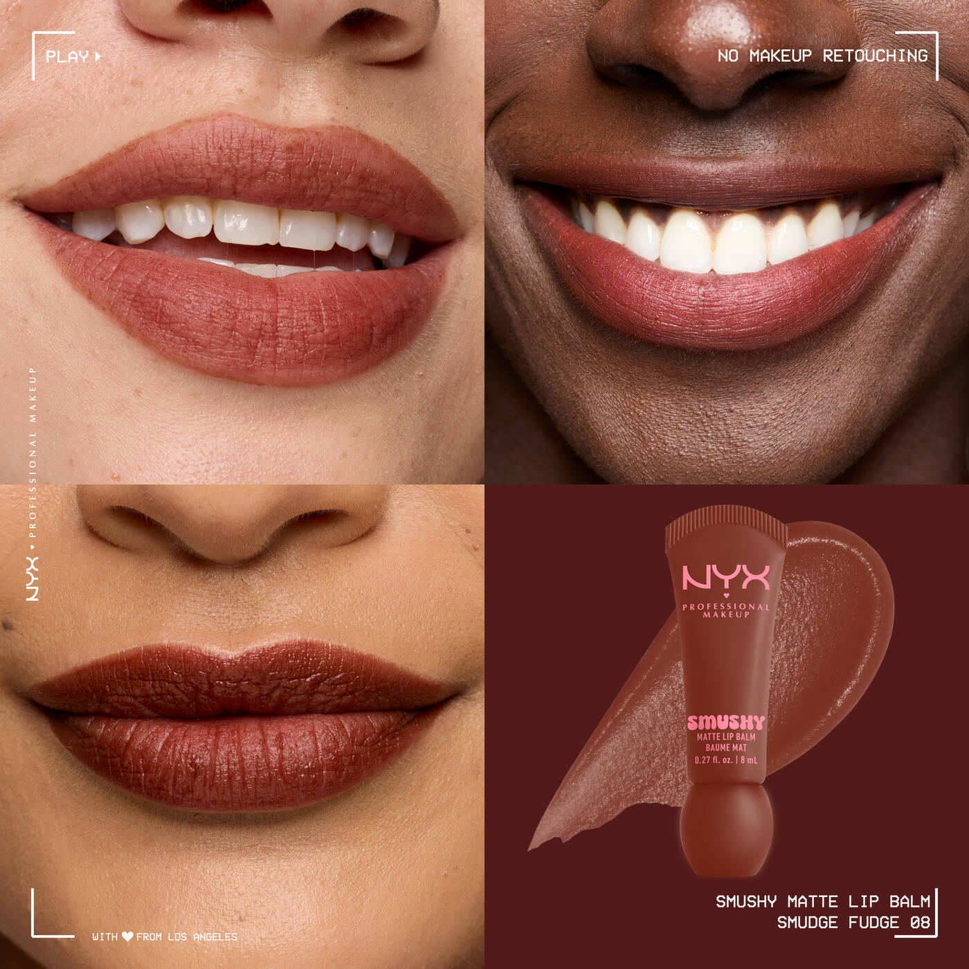 NYX Professional Makeup SMUSHY MATTE LIP BALM