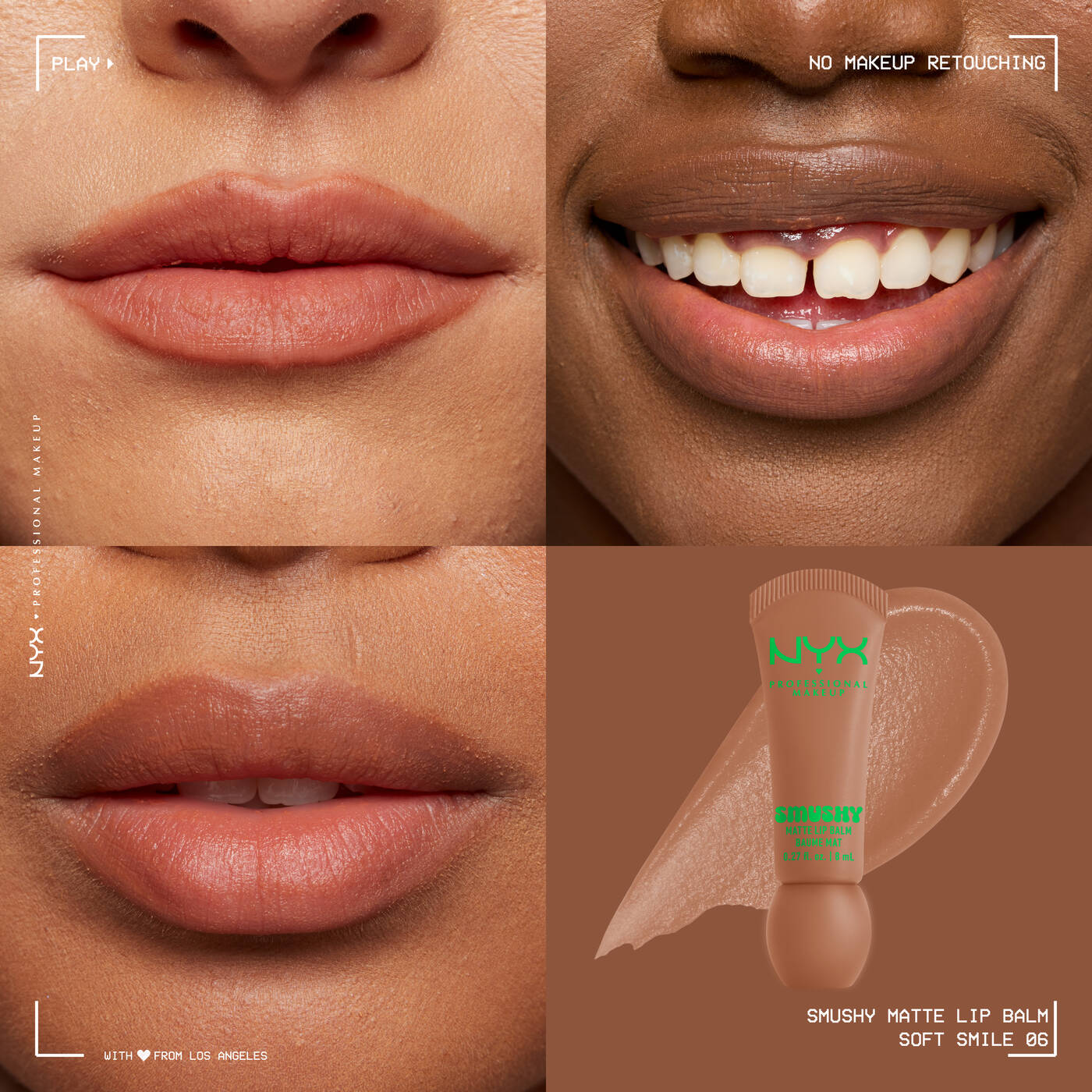 NYX Professional Makeup SMUSHY MATTE LIP BALM