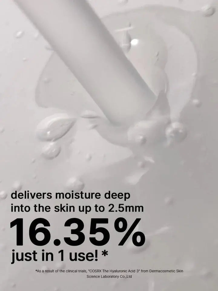 COSRX The Hyaluronic Acid 3 Serum | Deep Hydration Serum for Dry, Dehydrated & Sensitive Skin in Pakistan Clari