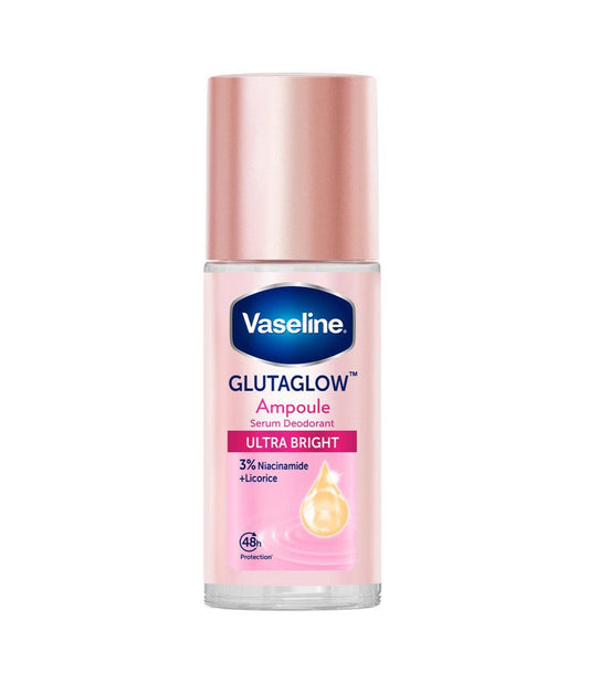 Vaseline PINK Roll-On Glutaglow Ampoule Ultra Bright Deodorant 45ml