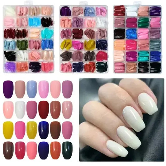 Transform-Your-Look-with-the-576-Pcs-Colorful-Fake-Nails-Set Clari