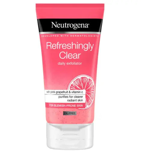 Neutrogena-Refreshingly-Clear-Oil-Free-Daily-Exfoliator-150ml-Smooth-Fresh-Skin Clari