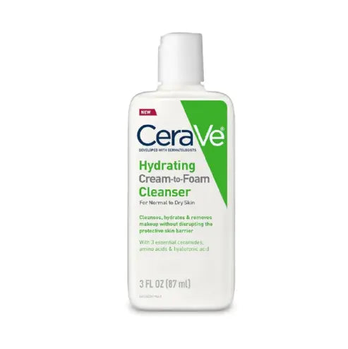 CeraVe-Hydrating-Cream-to-Foam-Cleanser-87ml-Gentle-Skincare Clari