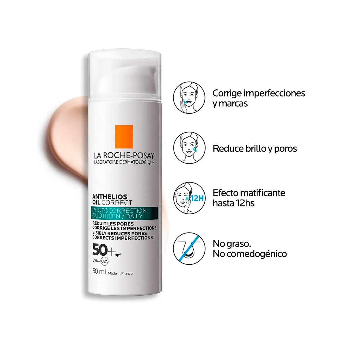 La Roche Posay - Anthelios Oil Correct Cream SPF50+ (50 ml) Clari