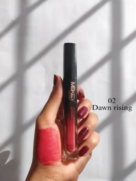 𝐌𝐞𝐤𝐞𝐲 𝐱𝐞𝐜𝐫𝐞𝐭 𝐕𝐞𝐥𝐯𝐞𝐭 𝐌𝐚𝐭𝐭𝐞 𝐋𝐢𝐩 𝐆𝐥𝐨𝐬𝐬: 12 Shades for Luxe Lips - Rich, Velvety, Versatile - Shade # 02 Dawn Rising mekey xecret