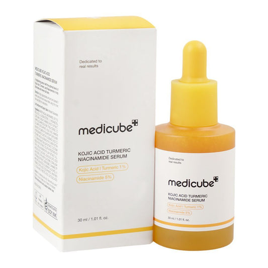 Medicube Kojic Acid Turmeric Niacinamide Serum, Glycolic Acid, For Dry & Dull Skin, 30ml
