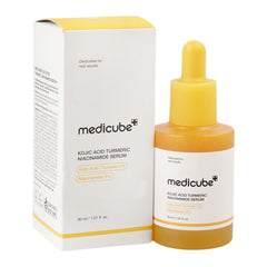 Medicube Kojic Acid Turmeric Niacinamide Serum, Glycolic Acid, For Dry & Dull Skin, 30ml
