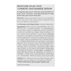Medicube Kojic Acid Turmeric Niacinamide Serum, Glycolic Acid, For Dry & Dull Skin, 30ml