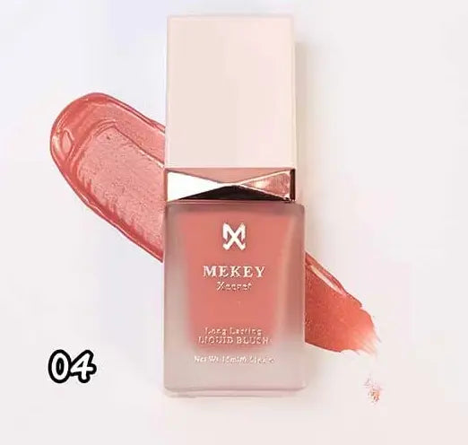 𝐌𝐞𝐤𝐞𝐲 𝐱𝐞𝐜𝐫𝐞𝐭 𝐋𝐢𝐪𝐮𝐢𝐝 𝐁𝐥𝐮𝐬𝐡: 4 Shades for Rosy Glow - Natural, Long-Lasting - Shade # 4 mekey xecret