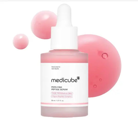 medicube PDRN Pink Peptide Serum, Pink glow serum, Peptide, Niacinamide, Hydrating & Moisturizing & Firming, Uneven Skin Tone, Korean Skincare | 1.01 fl.oz. (1.01 fl.oz., Rose PDRN (Vegan)) Clari.com.pk