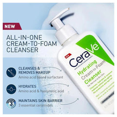 CeraVe - Hydrating Cream to Foam Cleanser 87 ml CeraVE