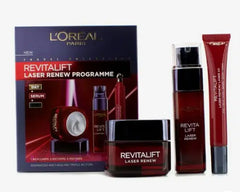 L'oreal RevitaLift Laser Renew Programme: Day Cream 50ml + Serum 30ml + Eye Cream 15ml cosmetics