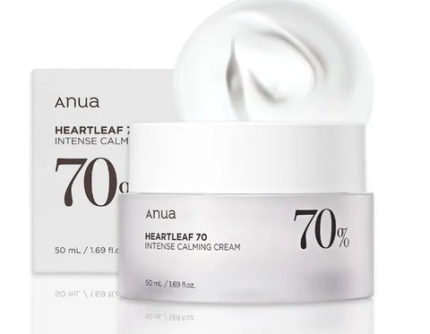 ANUA HEARTLEAF 70% INTENSE CALMING CREAM, 50ml Clari