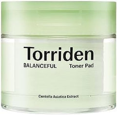 Torriden Balanceful Toner Pads | 60pcs | Soothes and Exfoliates Rough Texture in Oily Sensitive Skin, 5D CICA Complex, LHAs, Korean Skincare