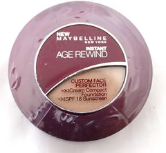 Maybelline Instant Age Rewind Custom Face Perfector Cream Compact Foundation , Sandy Beige, Medium 1 - SPF 18 Sunscreen Skin care