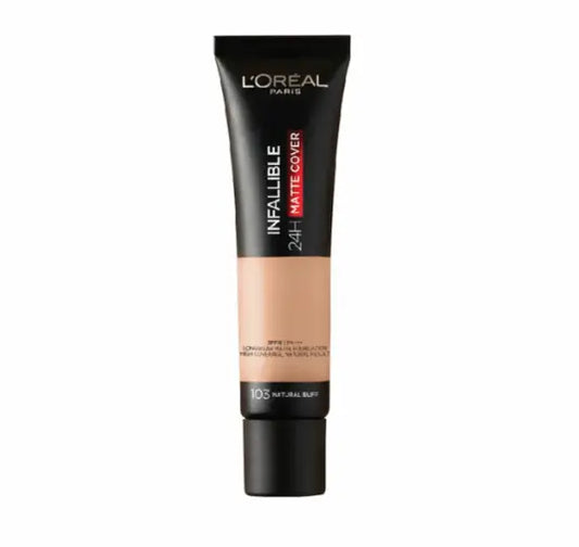 L'Oreal Paris Infallible 24HR matte cover foundation-103 35 ml cosmetics