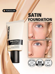 SHEGLAM Skin Sync Satin Foundation-Porcelain