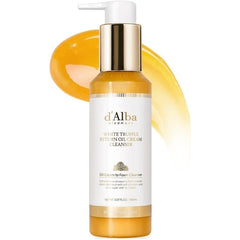 D'alba Piedmont Italian White Truffle Return Oil Cream Cleanser, Vegan Cleanser, Easy One Step Cleanser, Sebum And Makeup Removal, Suitable For Sensitive Skin (150ml)