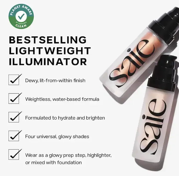 [AUTHENTIC] SAIE Beauty Glowy Super Gel Lightweight Dewy Higlighter 15ml/30ml | Only at The Glow PH