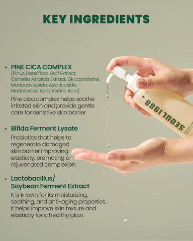 K-SECRET SEOUL 1988 Cica Cleansing Oil – Deep Pore Cleansing & Gentle Exfoliation | Daily Oil Cleanser for Sensitive Skin | Korean Skincare, 200ml / 6.76 fl oz